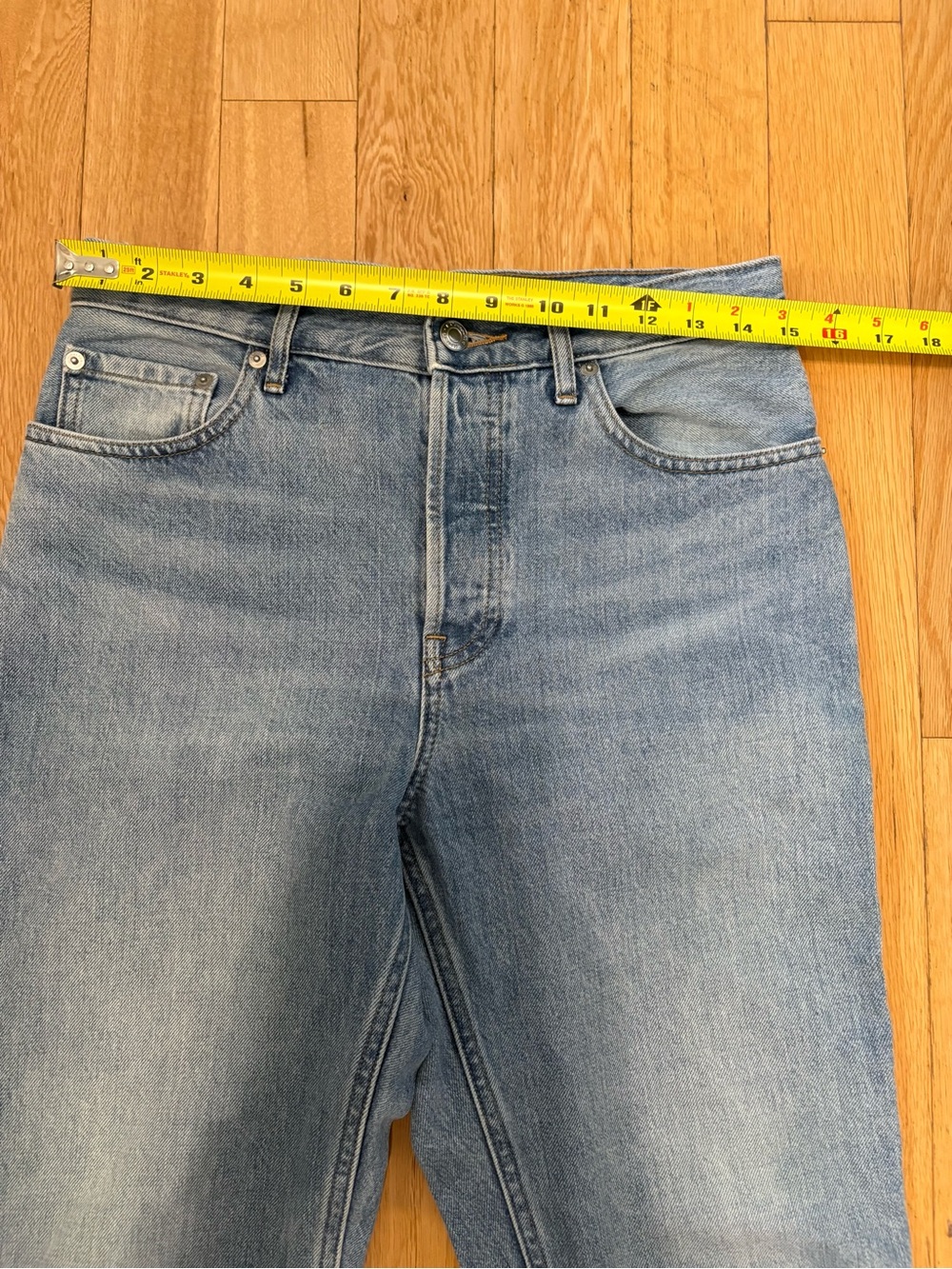Everlane The Original Cheeky Straight Jean 27 Crop Light Wash Vintage-Inspired - Picture 7 of 10